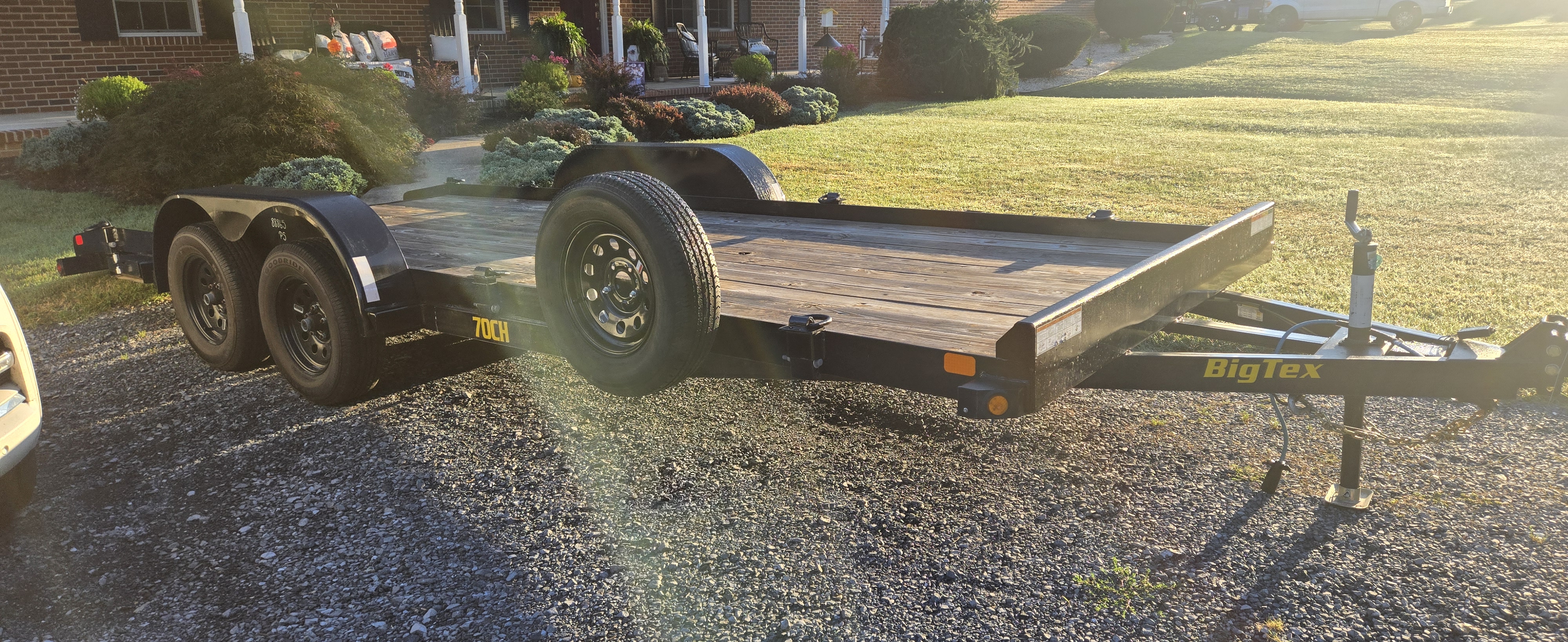 2021 Big Tex CH70 Car Hauler car hauler trailer rental Elkton VA - professional vehicle transport Big Tex CH70 - view 4